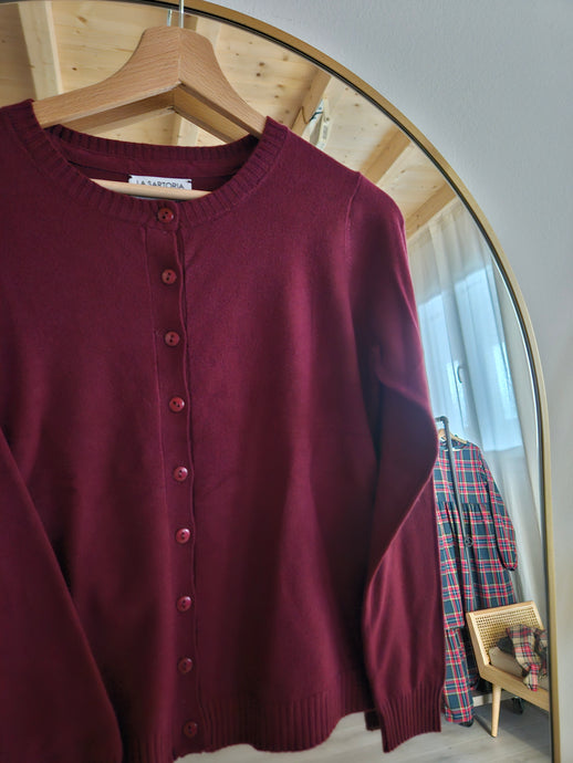 Cardigan bordeaux